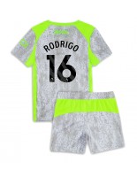 Manchester City Rodri Hernandez #16 Alternativní dres pro děti 2025-26 Krátký Rukáv (+ trenýrky)